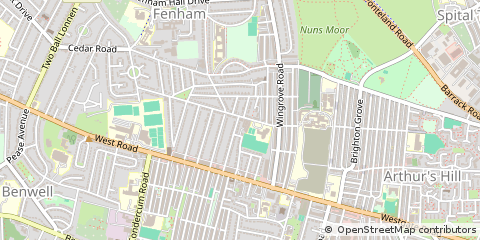 Map of Newcastle Upon Tyne