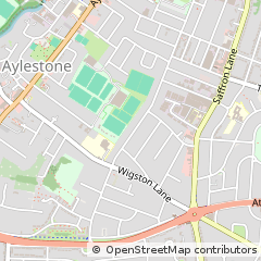 Map of Leicester