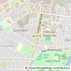 Map of Middlesbrough