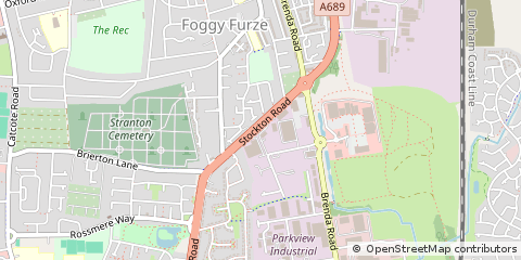 Map of Hartlepool, Cleveland