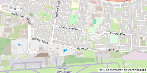Map of Liverpool, Merseyside