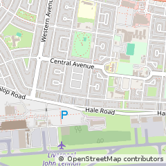 Map of Liverpool, Merseyside