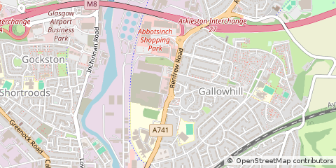 Map of Paisley