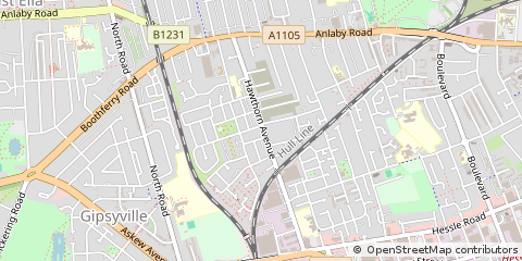 Map of Hull