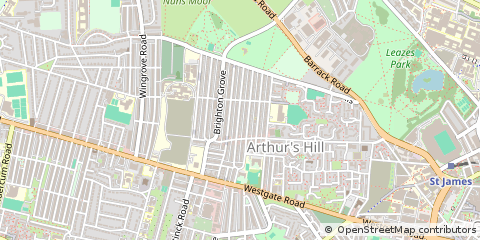 Map of Newcastle Upon Tyne