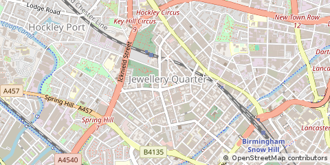 Map of Birmingham, West Midlands