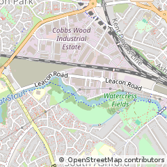Map of Ashford, Kent