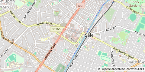 Map of Sale, Cheshire