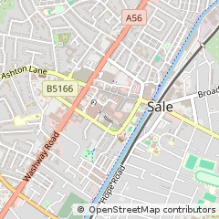 Map of Sale, Cheshire