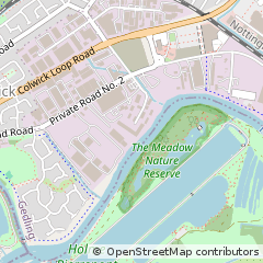 Map of Colwick, Nottingham