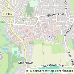 Map of Ringwood, Hampshire