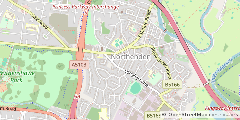 Map of Manchester