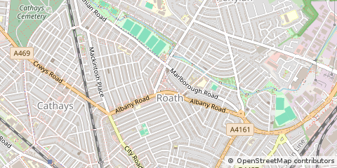 Map of Cardiff