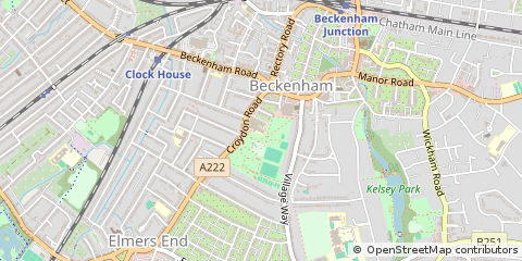 Map of Beckenham