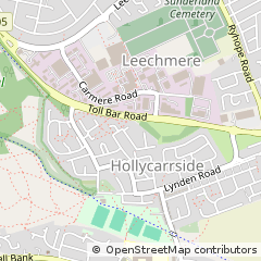 Map of Sunderland
