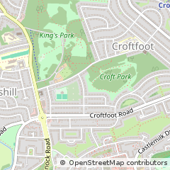 Map of Glasgow, Lanarkshire