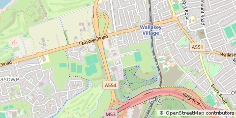 Map of Wallasey