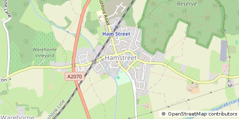 Map of Ashford