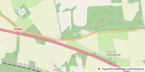 Map of Broxburn, West Lothian