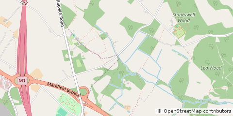 Map of Markfield
