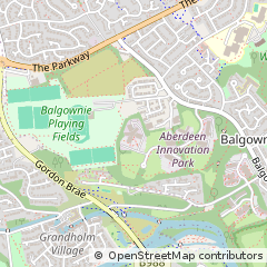 Map of Balgownie Road, Bridge of DON, Aberdeen