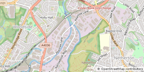 Map of Narrowboat WAY, Dudley West Midlands