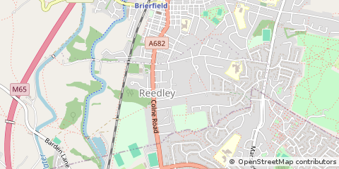 Map of Burnley