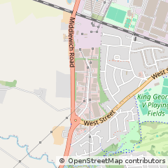 Map of Crewe, Cheshire