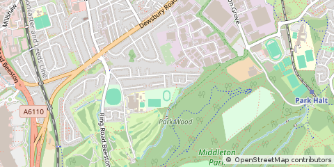 Map of West Yorkshire