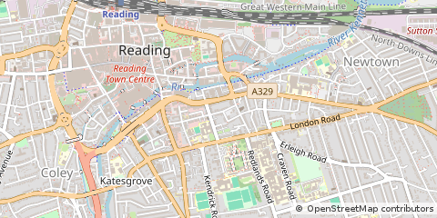 Map of Reading