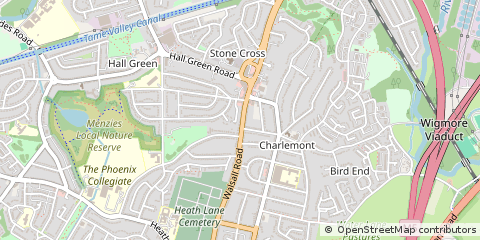 Map of West Bromwich