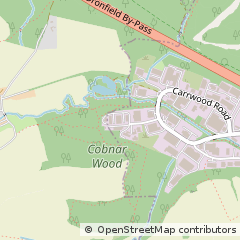 Map of Chesterfield, Derbyshire