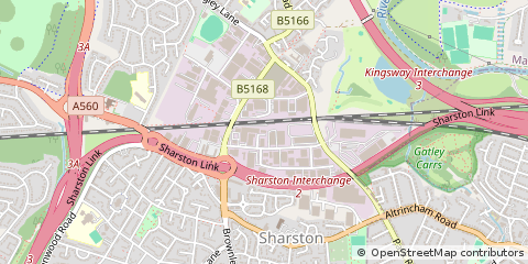 Map of Manchester