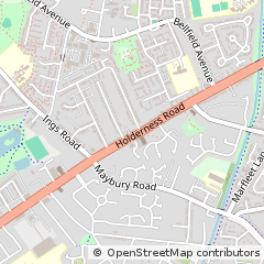 Map of Hull, East Yorkshire