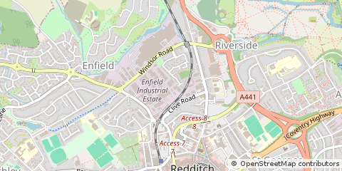 Map of Redditch