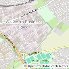 Map of Andover, Hampshire