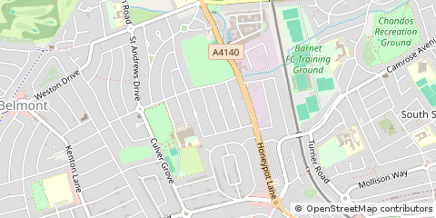 Map of Stanmore