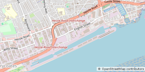 Map of Hull, East Yorkshire