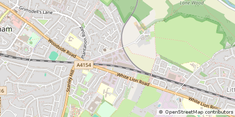 Map of Amersham, Buckinghamshire