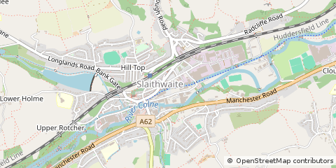 Map of Huddersfield