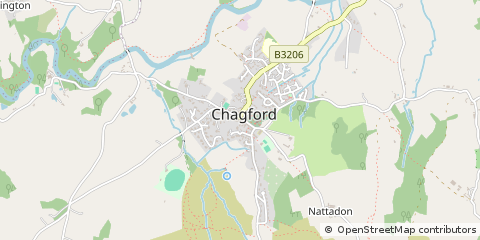 Map of Newton Abbot, Devon