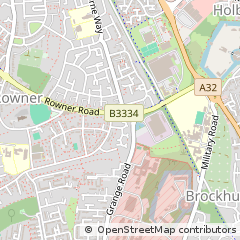 Map of Gosport, Hampshire