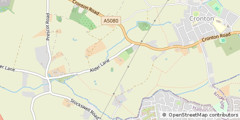 Map of Widnes, Cheshire