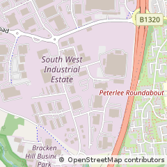 Map of Peterlee