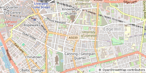 Map of Liverpool