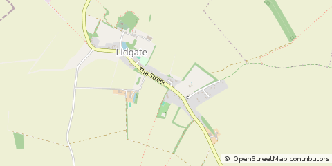 Map of Newmarket, Suffolk