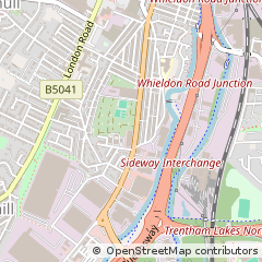 Map of Stoke-on-Trent, Staffordshire