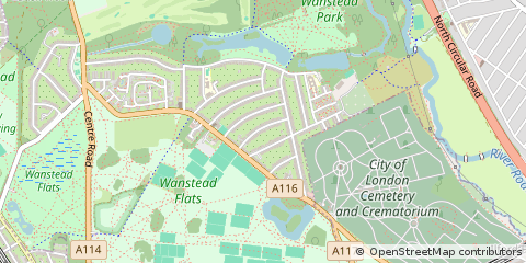 Map of London, Hertfordshire