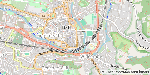 Map of Bath