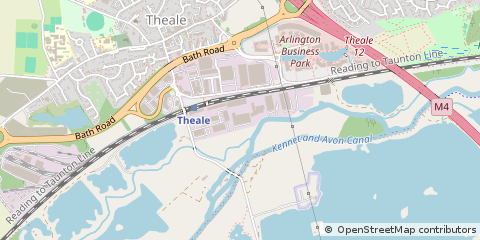 Map of Reading, Berkshire